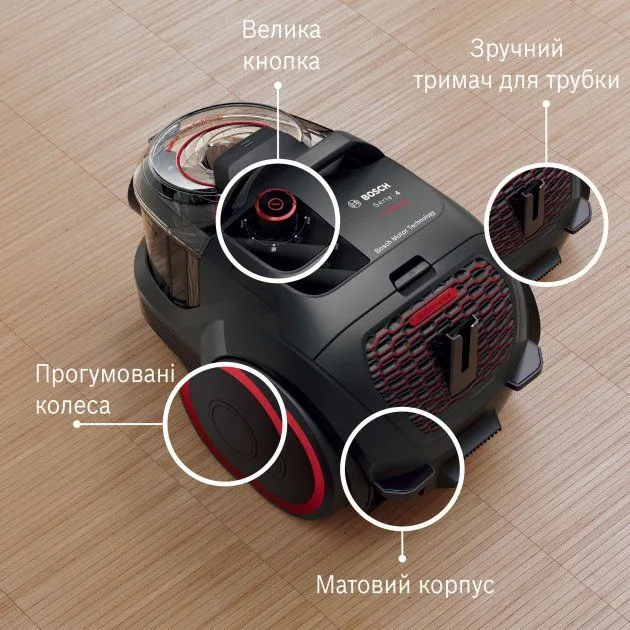 Пилосос без мішка BOSCH BGS21POW2