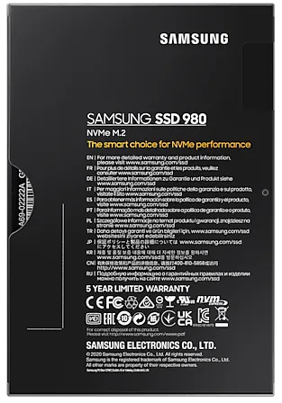 SSD накопичувач Samsung 980 EVO 1TB NVMe M.2 (MZ-V8V1T0BW)