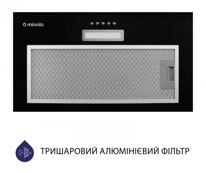 Витяжка Minola HBI 5025 BL LED