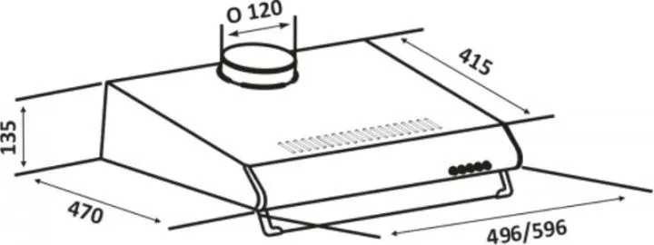 Витяжка ELEYUS Line I 50 IS