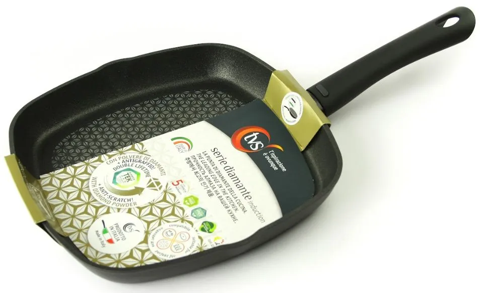 Сковорода-гриль TVS Diamante Induction 28х28 см (DP502284010001)