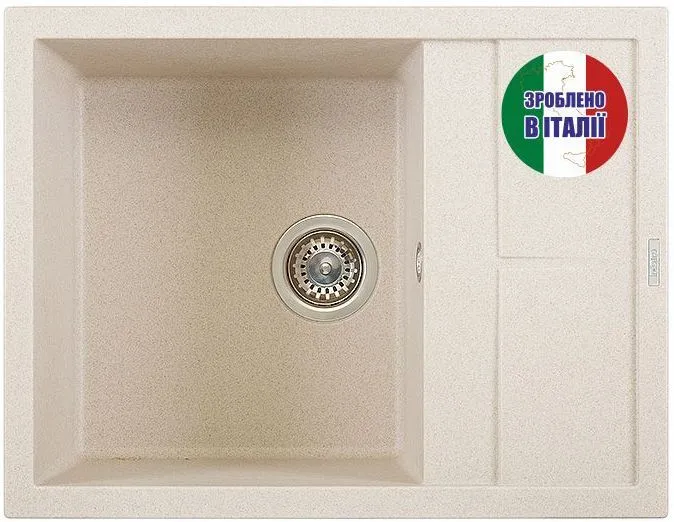 Кухонна мийка граніт ELLECI Unico 125 Avena 51