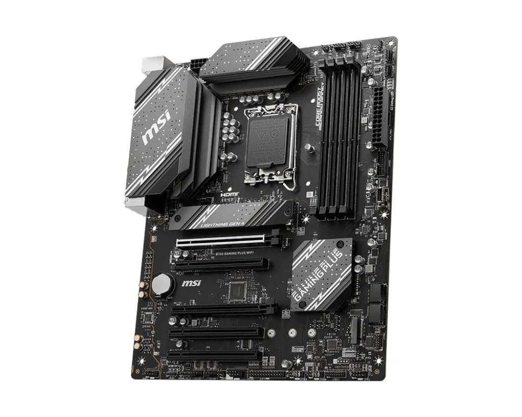 MSI Материнcька плата B760 GAMING PLUS WIFI s1700 B760 4xDDR5 HDMI DP WiFi BT ATX