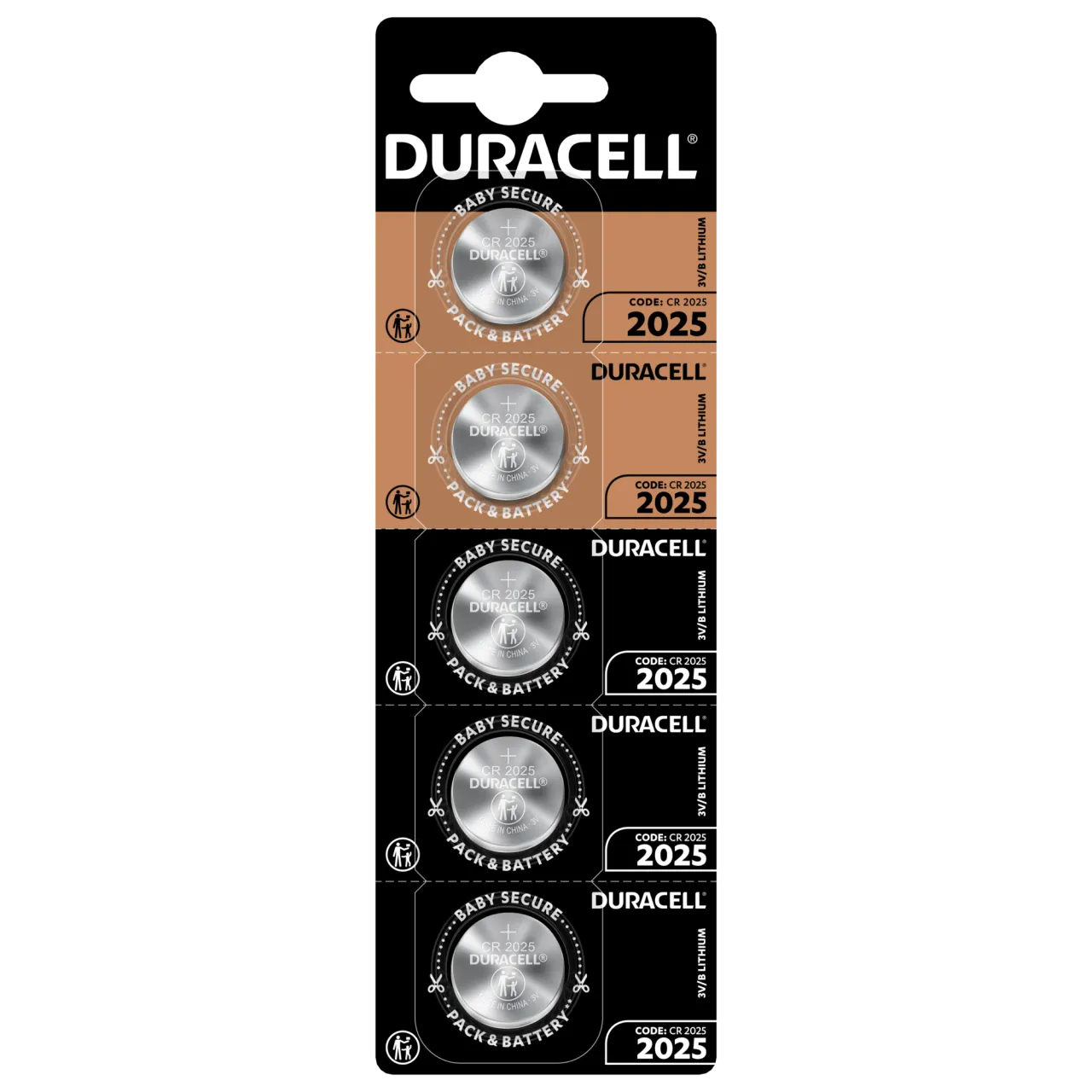 Батарейка Duracell DL2025 DSN уп. 1х5 шт.