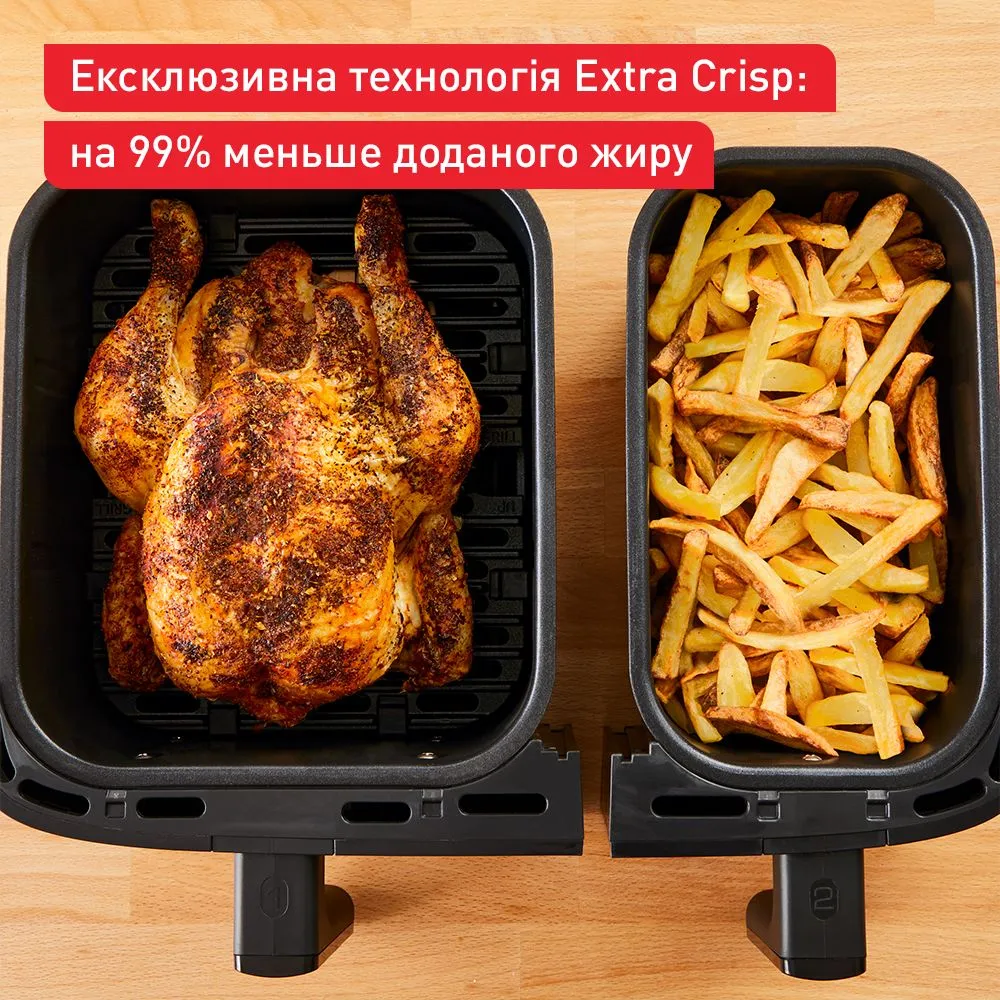 Мультипіч Tefal Dual Easy Fry & Grill Air Fryer EY905D10