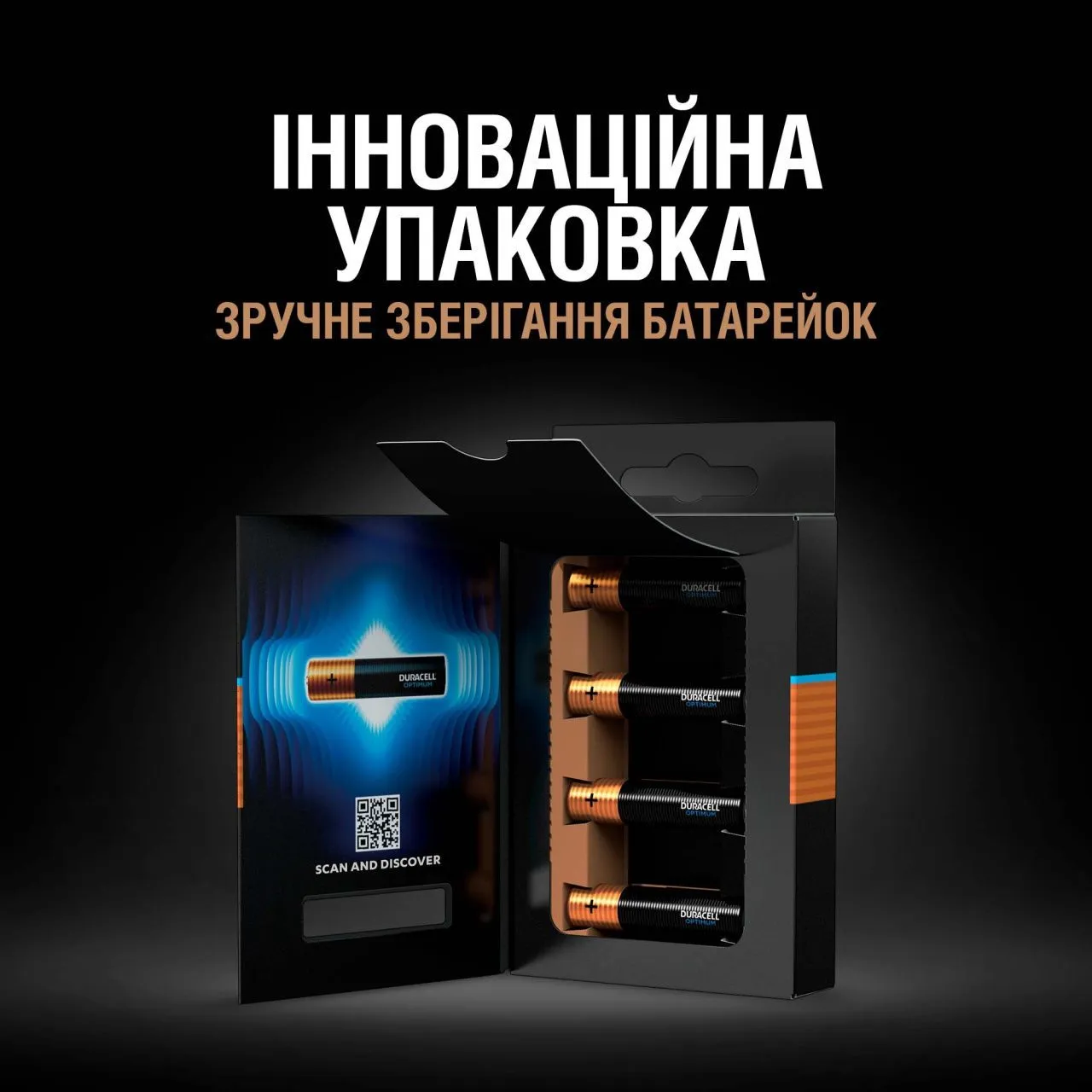 Батарейка Duracell LR03 KPD 08*10 Optimum уп. 1x8 шт.