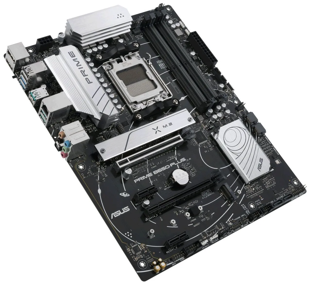 ASUS Материнcька плата PRIME B650-PLUS sAM5 B650 4xDDR5 M.2 HDMI DP ATX