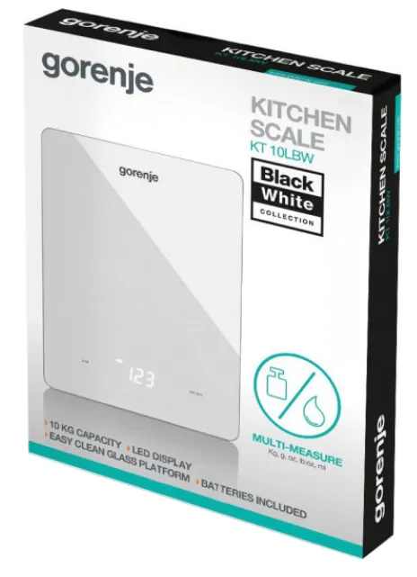 Ваги кухонні Gorenje KT 10 LBW