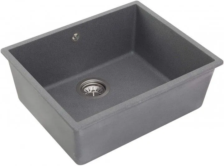 Кухонна мийка граніт INTERLINE Under 600 grigio