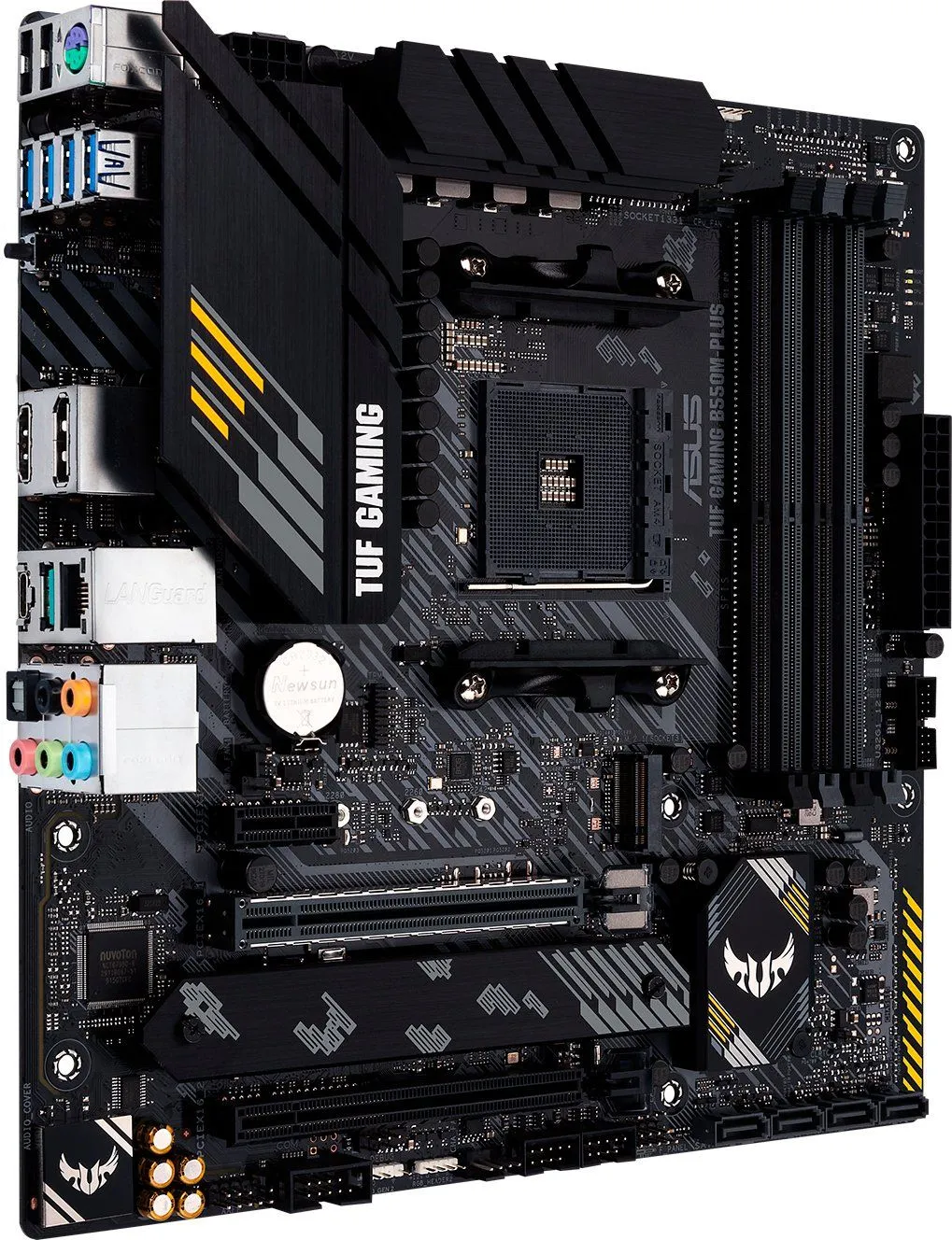 ASUS Материнcька плата TUF GAMING B550M-PLUS sAM4 B550 4xDDR4 M.2 HDMI DP mATX