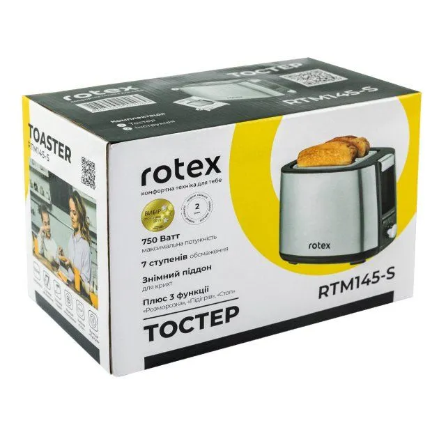 Тостер ROTEX RTM145-S