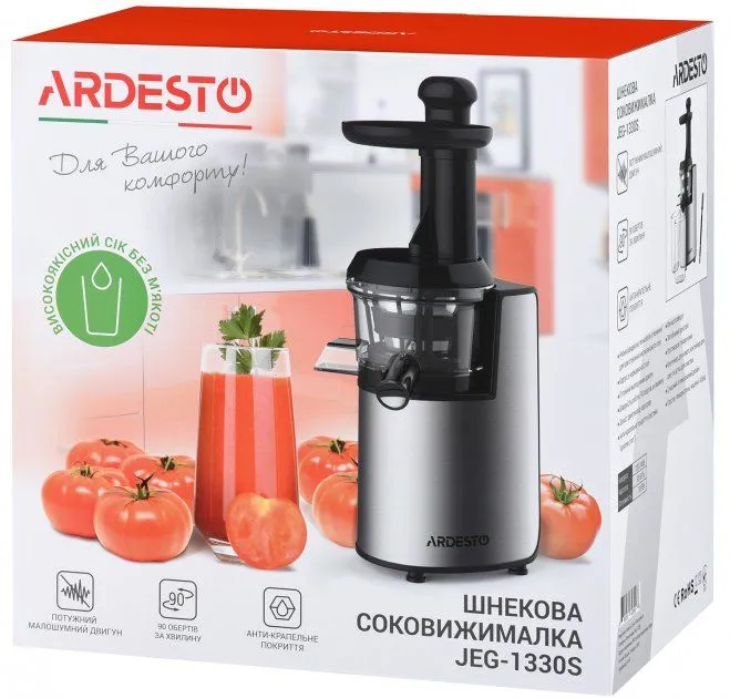 Соковижималка шнекова ARDESTO JEG-1330S