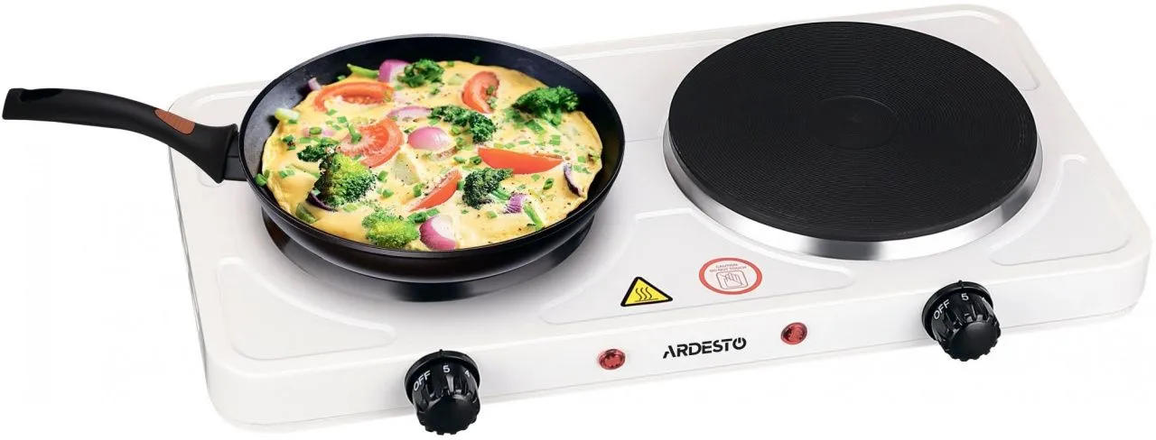 Настільна електроплитка Ardesto ECS-J225W