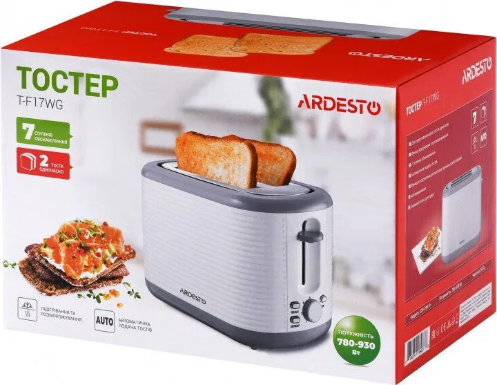Тостер ARDESTO T-F17WG
