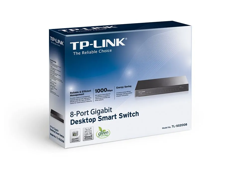 Комутатор TP-LINK JetStream TL-SG2008