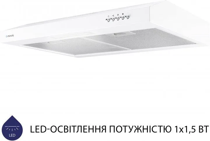 Витяжка Minola HPL 612 WH