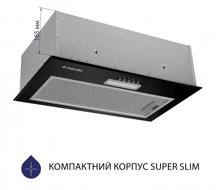 Витяжка Minola HBI 5614 BL 1000 LED