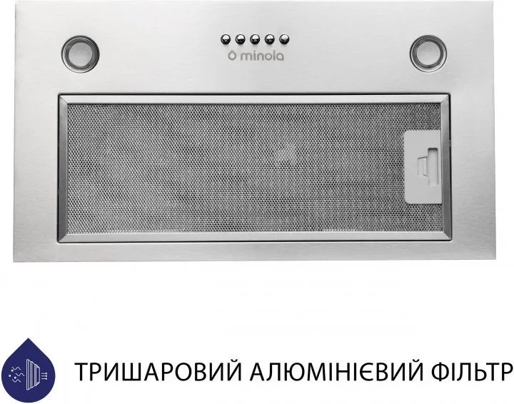 Витяжка Minola HBI 5327 I 800 LED