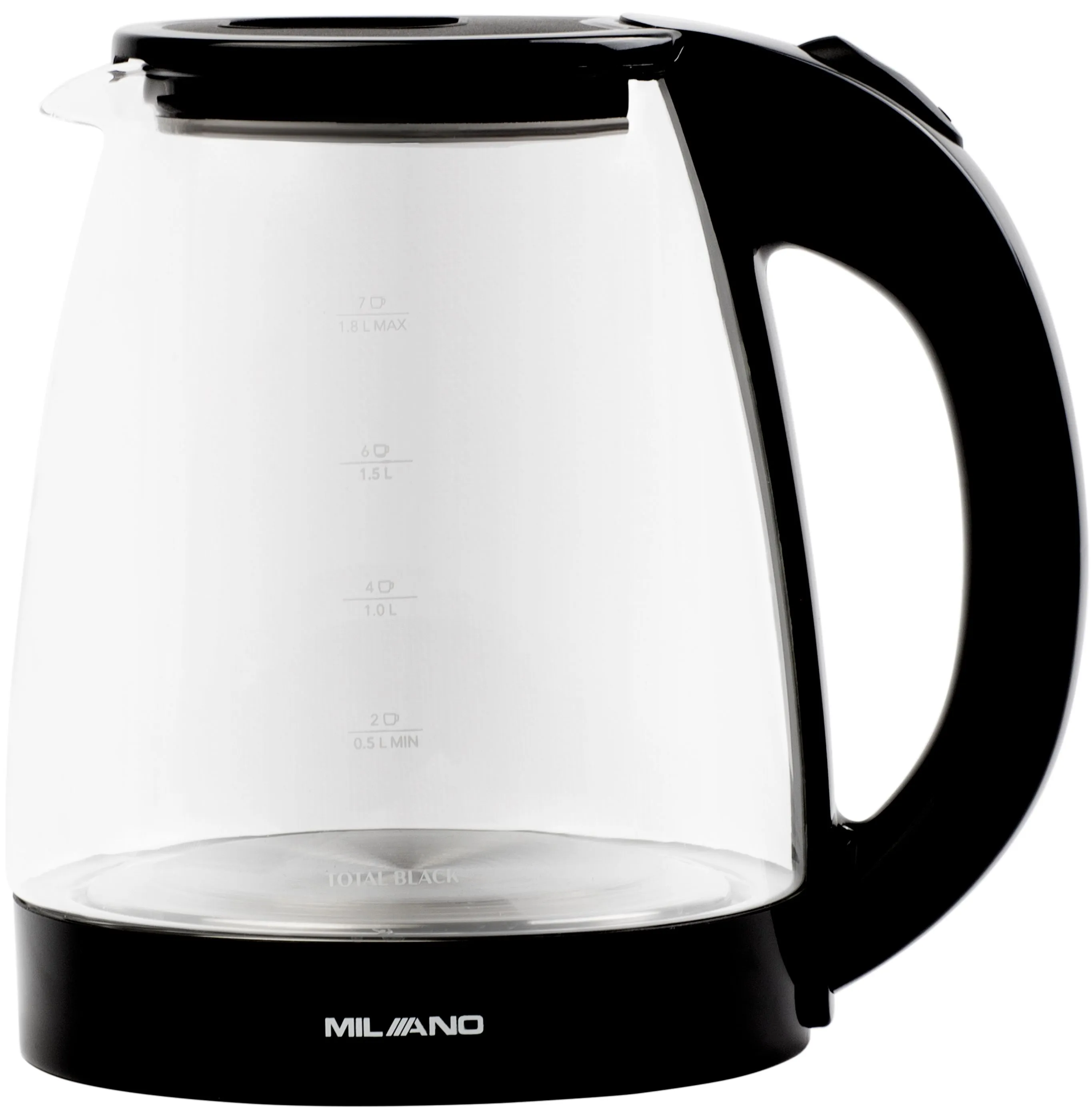 Електрочайник MILANO KT-4001 B Total Black