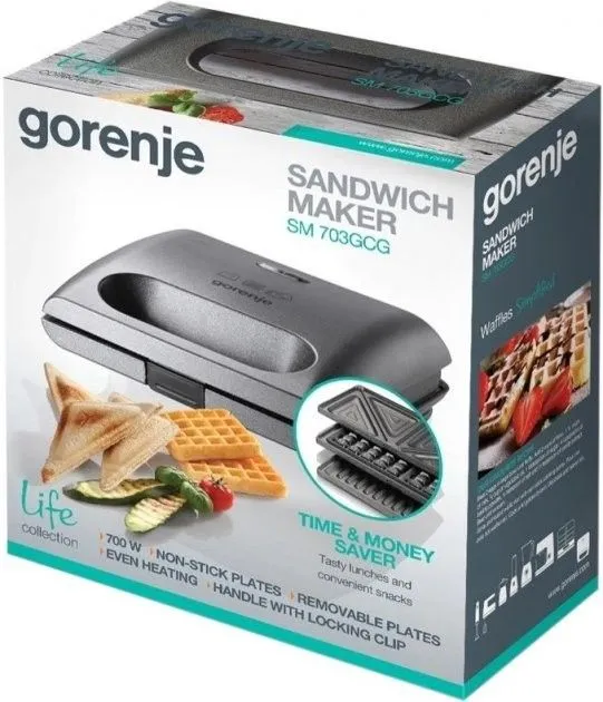 Бутербродница Gorenje SM 703 GCG