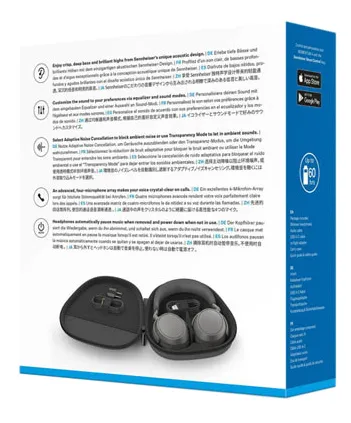 Навушники з мікрофоном Sennheiser MOMENTUM 4 Wireless Graphite (700383)