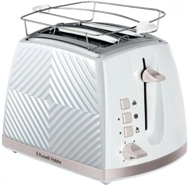 Тостер RUSSELL HOBBS Groove 2S White 26391-56