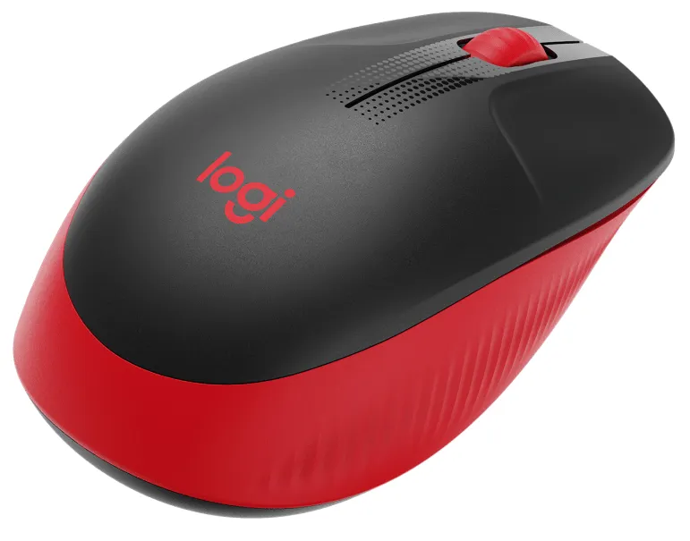 Миша Logitech M190 Full-size Wireless Red