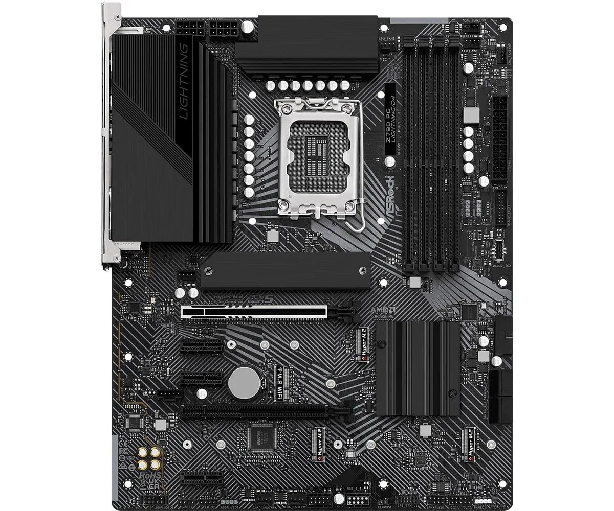 ASRock Материнська плата Z790 PG LIGHTNING/D4 s1700 Z790 4xDDR4 HDMI ATX