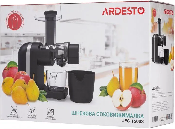 Соковижималка шнекова ARDESTO JEG-1500S