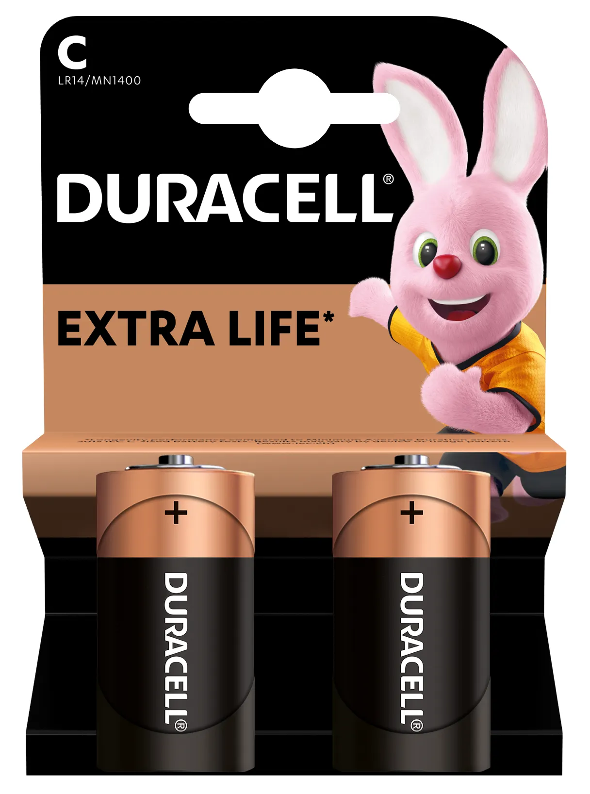 Батарейка Duracell C bat Alkaline 2шт 5006001