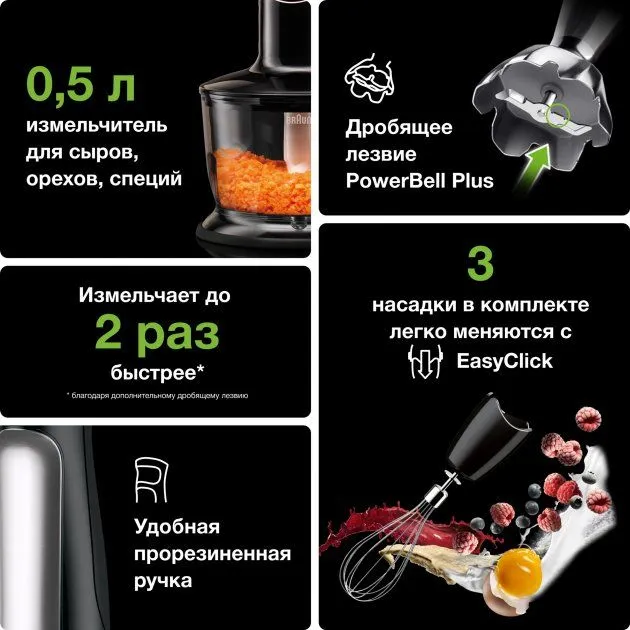 Блендер BRAUN Multiquick 7Х MQ7035XBK