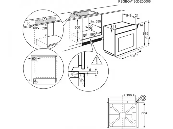 Вбудована духова шафа Electrolux EOC8P39WZ