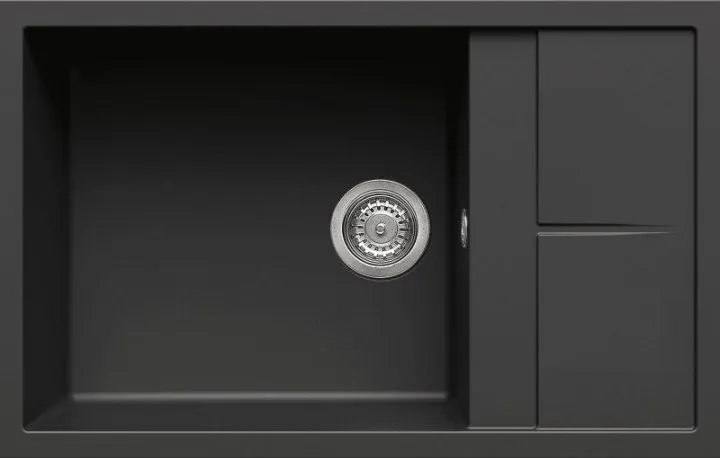 Кухонна мийка граніт ELLECI Unico 310 Nero 40