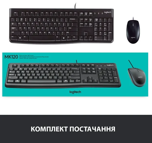 IT набір Logitech MK120, US (920-002563)