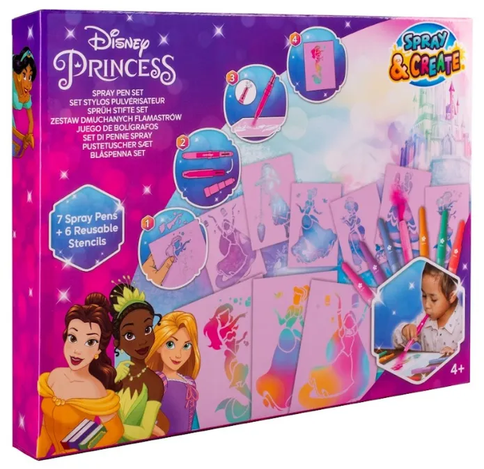 Набір Disney Princess Спрей-ручки з трафаретами (DP22364)