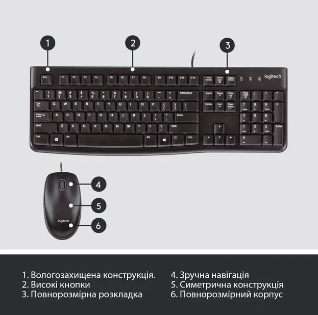IT набір Logitech MK120, US (920-002563)