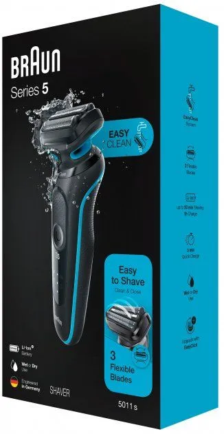 Електробритва Braun Series 5 51-M1000s BLACK / MINT