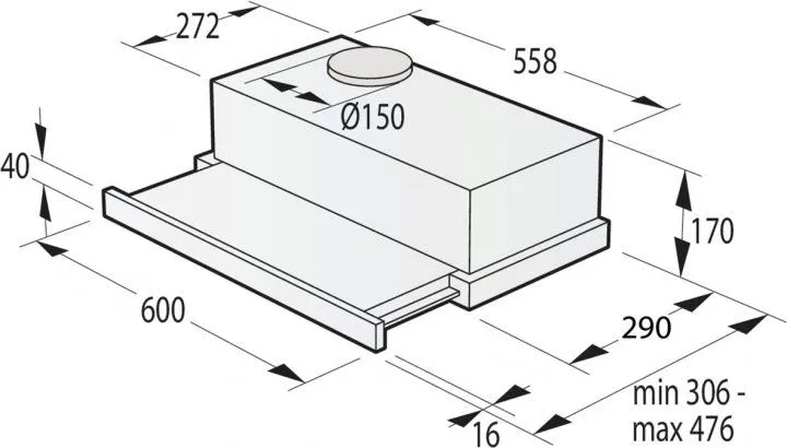 Витяжка Gorenje TH62E4X