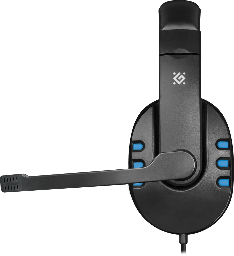 Гарнітура Defender Warhead G-160 Black+Blue (64118)