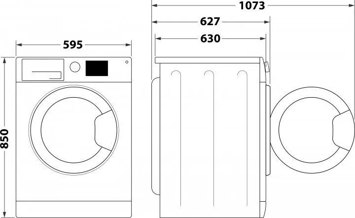 Пральна машина повногабаритна WHIRLPOOL FFB 9448 BV UA