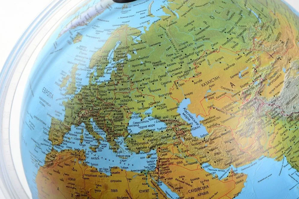 Глобус Tecnodidattica ELITE 30 см з підсвіткою (українська мова)
