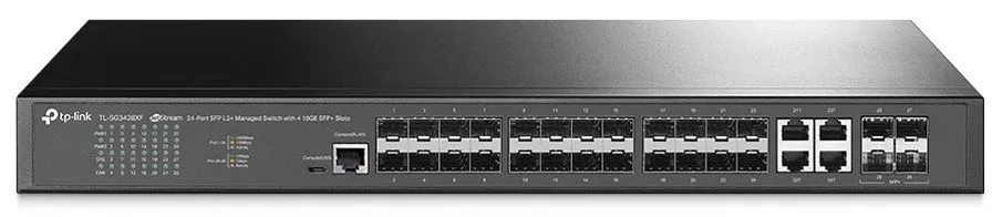 TP-Link Комутатор TP-LINK TL-SG3428XF 24xSFP, 4xSFP+, Керований L2