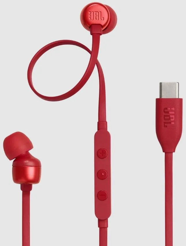 Гарнітура JBL TUNE 310C USB-C Red (JBLT310CRED)
