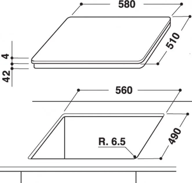 Поверхня електрична WHIRLPOOL AKT 8090/NE