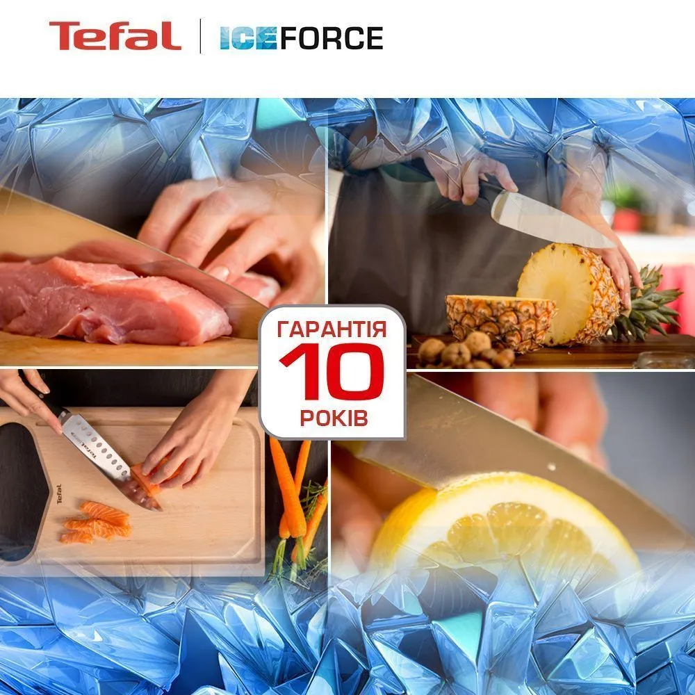 Ніж сантоку Tefal Ice Force 18 см (K2320614)