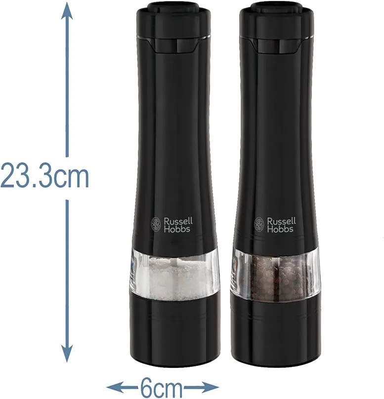 Млини для солі та перцю Russell Hobbs 23.3 см Чорний (28010-56)