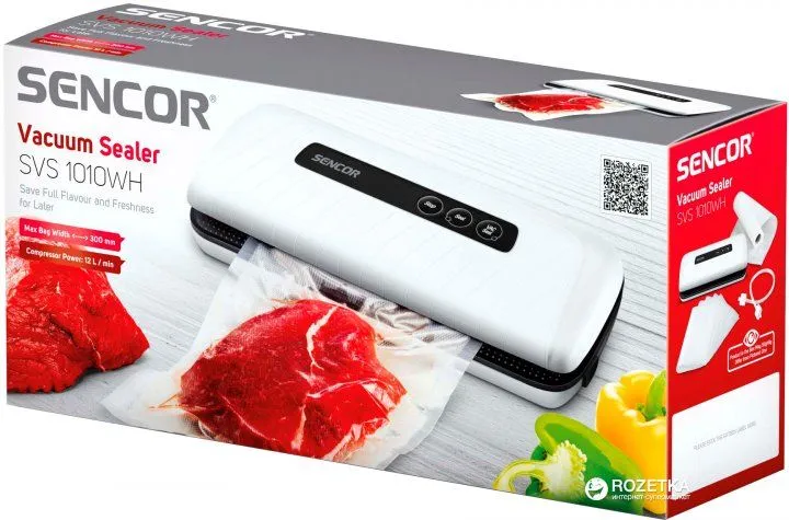 Вакуумний пакувальник SENCOR SVS 1010WH