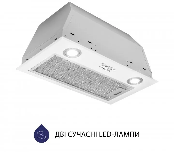 Витяжка Minola HBI 5722 WH 1200 LED