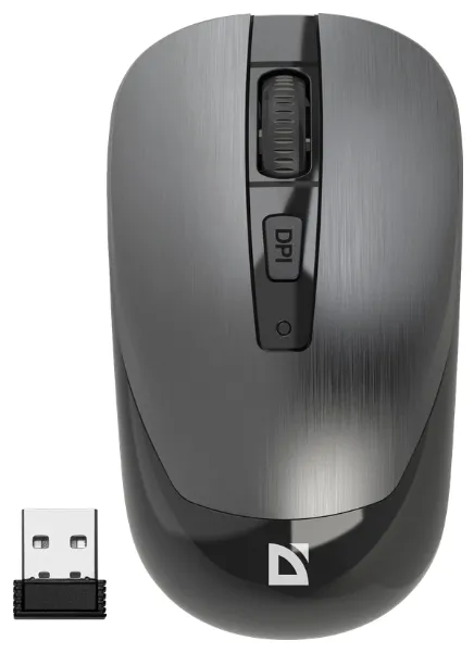 Миша Defender Wave MM-995 Wireless GRAY (52993)