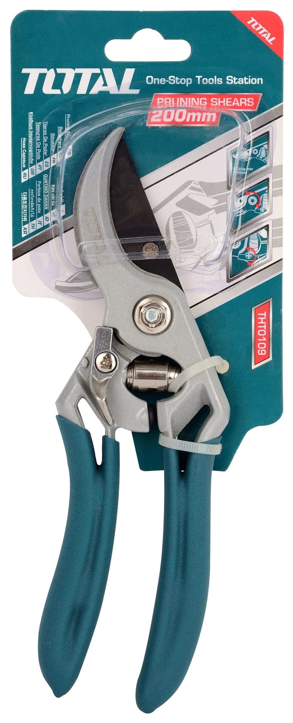 Секатор TOTAL THT0109 20см, 240г